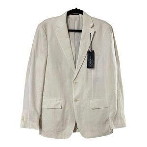 Tommy Hilfiger Mens Size 38R White Linen Sport Coat Jacket New